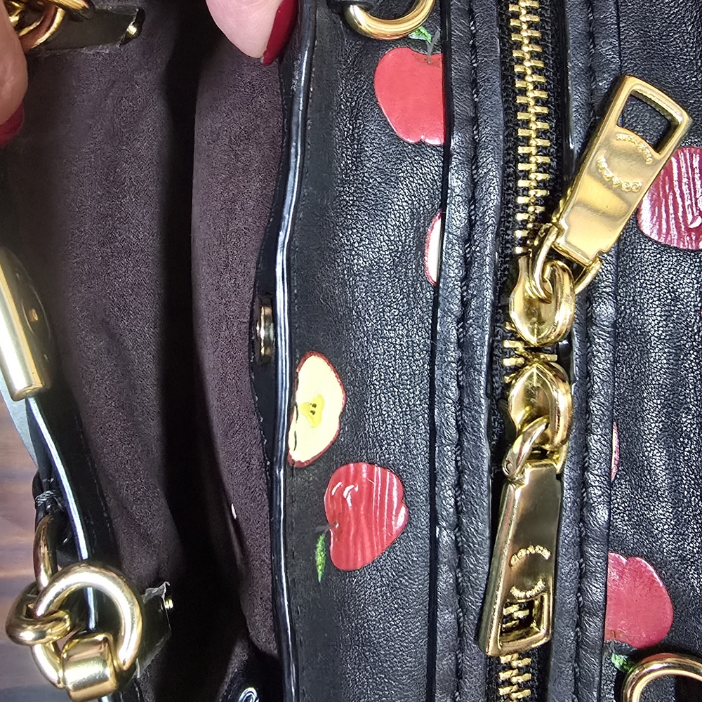 Coach Dreamer 21 Scattered Apple Crossbody Bag -RARE - EUC - Picture 11 of 16